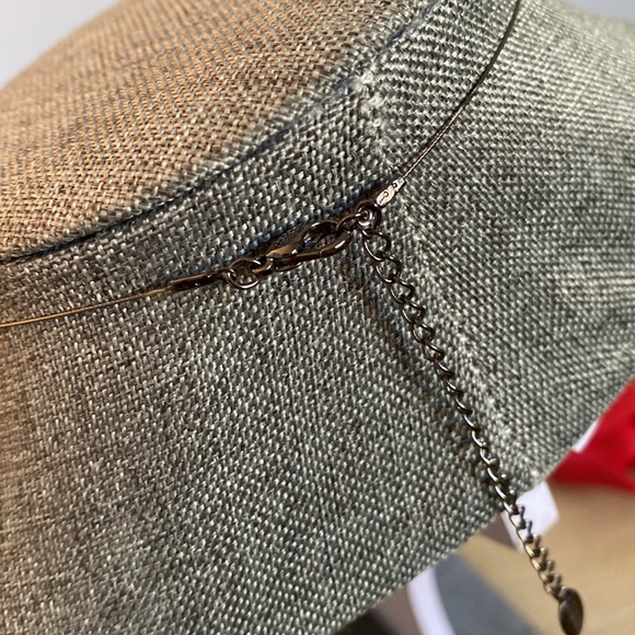 Branded Bronzy Choker Style Necklace - Picture 6 of 6